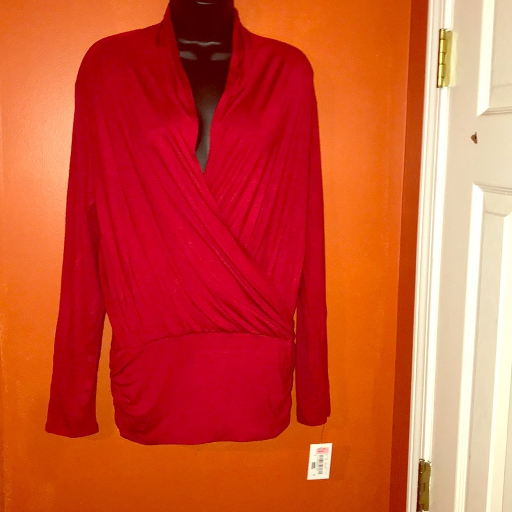 Hot Red Women Blouse